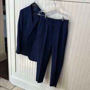 Mens Navy Suit 36R Slim Fit